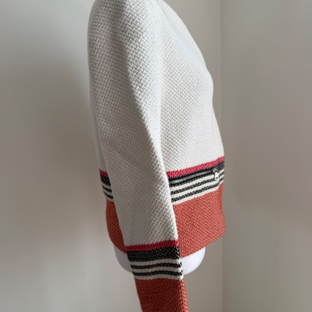 Sandro Tweed Pattern Evening Jacket - image 3